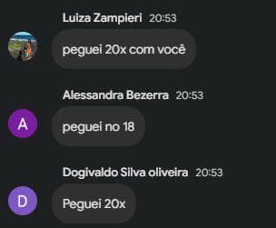 Depoimento real 9 enviado por integrante da comunidade da Sté Aviator