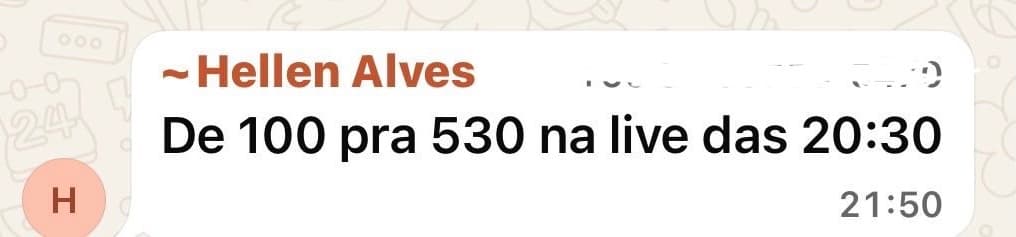 Depoimento real 21 enviado por integrante da comunidade da Sté Aviator